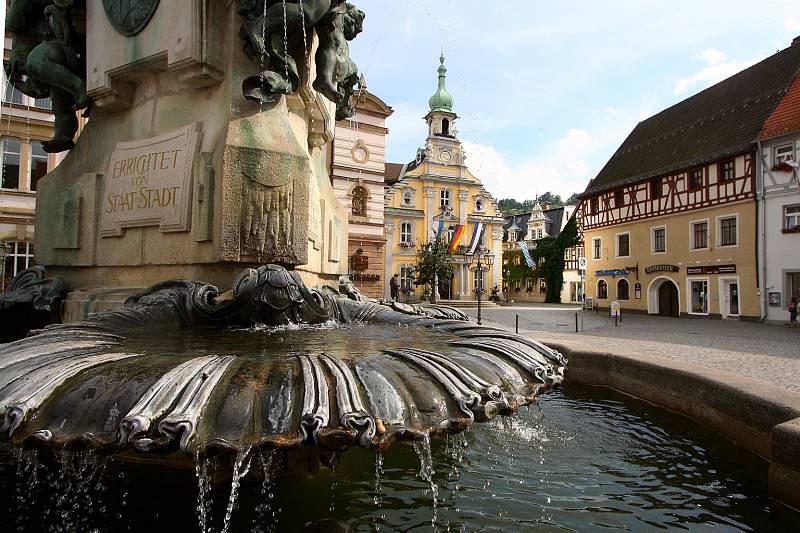 Fountains in the city of Kulmbach