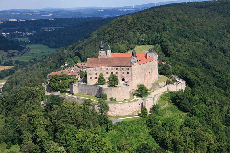 Luftaufnahme der Kulmbacher Plassenburg [[source: 'Quelle: Stadt Kulmbach']]